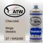 Preview: Chevrolet, Beige Metallic, 57 / WA5400: 400ml Sprühdose, von ATW Autoteile West.